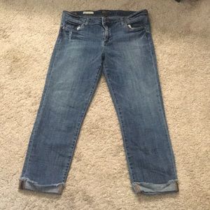 Kut from the Kloth Amy Crop Straight Leg Jeans